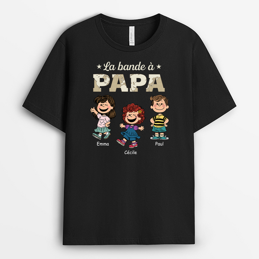 4694AFR1 t shirt personnalise la bande a papa version bd 4694a5h8b