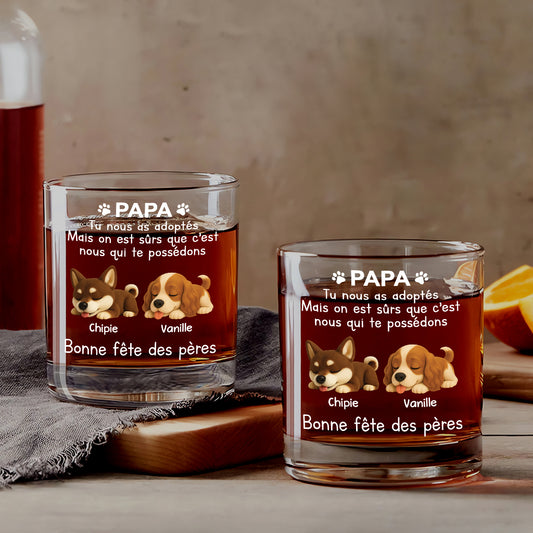 4716IFR2 verre a whisky personnalise avec chien c_est moi qui te possede 4716ikytc