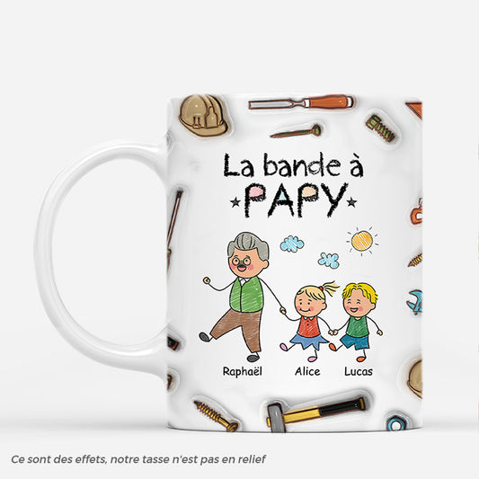 4717MFR1 effet dimpression 3d mug personnalise la bande a papy bricoleur dessin crayon 4717m5m8b
