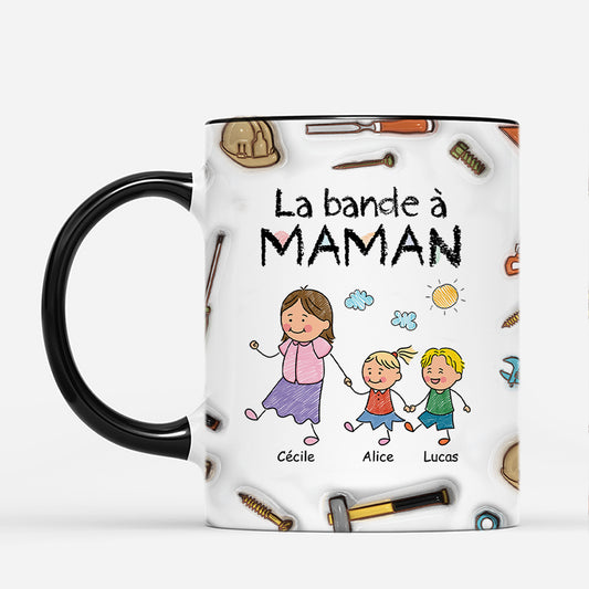 4717MFR2 effet dimpression 3d mug personnalise la bande a papy bricoleur dessin crayon 4717m5m8b