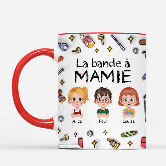 4723MFR2 effet dimpression 3d mug personnalise la bande a papa bricoleur design cartoon 4723m5t0b