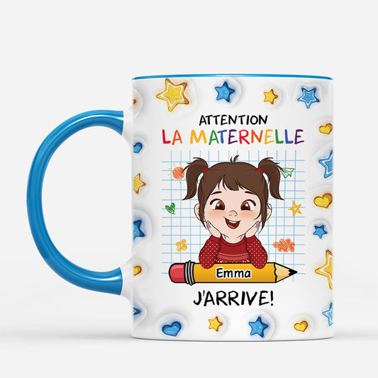 4728MFR2 effet dimpression 3d mug personnalise pour enfant attention la maternelle 4728mkl0k