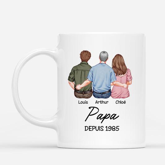 4738MFR1 mug personnalise papa depuis version tourner les dos 4738m3t5b_fb08c13e 160c 409d 9d64 737dc747d56f