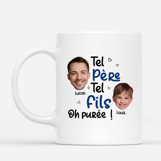 4763MFR1 mug personnalise humour tel pere tel fils 4763m6ttb