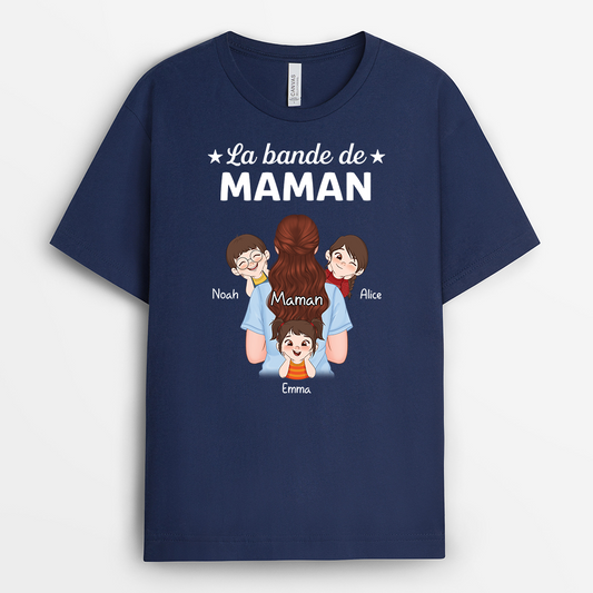 4769AFR2 t shirt personnalise la bande du papa fort 4769a3h0b