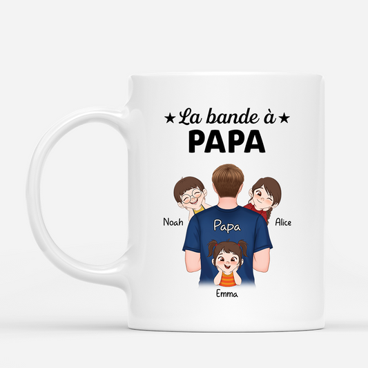 4769MFR1 mug personnalise la bande du papa fort 4769m3h0b