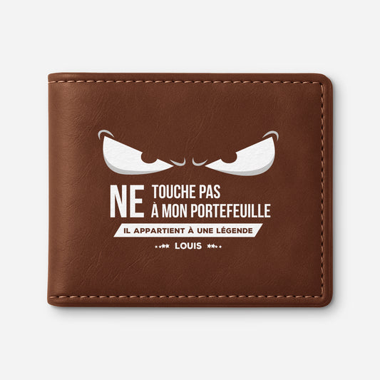 4791JFR1 portefeuille cuir personnalise appartient a une legende 4791j5k5b