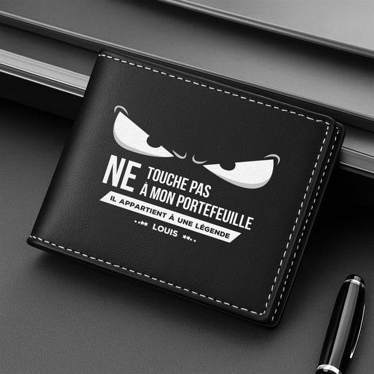 4791JFR2 portefeuille cuir personnalise appartient a une legende 4791j5k5b