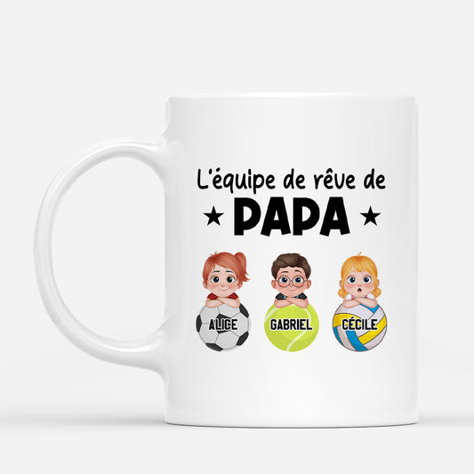 4794MFR1 mug personnalise papa l_equipe de reve de papa sport 4794mkymb