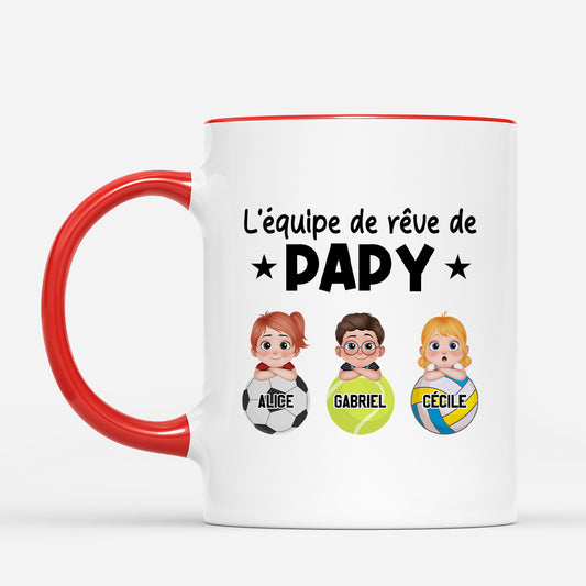4794MFR2 mug personnalise papa l_equipe de reve de papa sport 4794mkymb