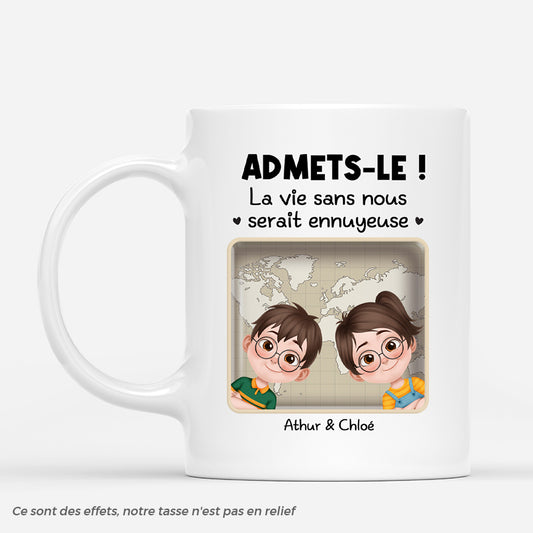 4809MFR1 effet dimpression 3d mug personnalise la vie ennuyeuse sans nous design cartoon avec carte 4809m5m0b_1e84da7b bf4e 44d3 b707 0395b2930357