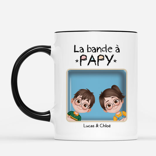 4811MFR2 effet dimpression 3d mug personnalise la bande a maman design cartoon avec carte 4811m5m0b