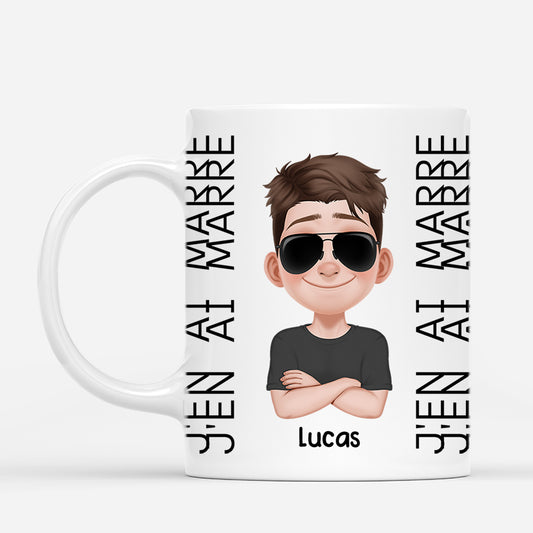 4813MFR1 mug personnalise humour homme jen ai marre 4813m6m5b