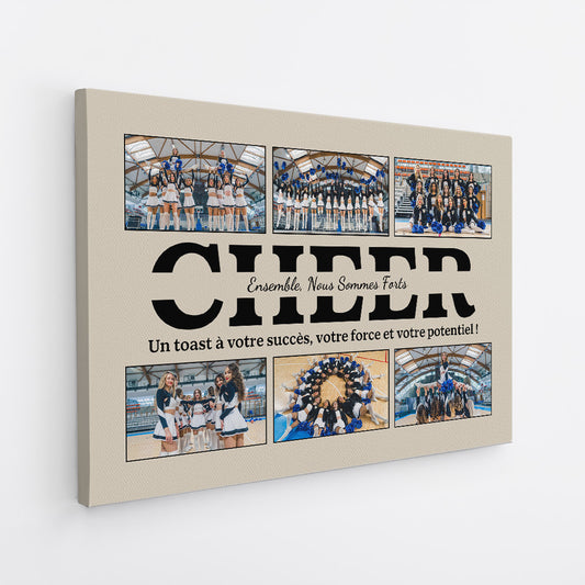 4828CFR2 toile personnalisee avec photos le meilleur coach 4828cktmb