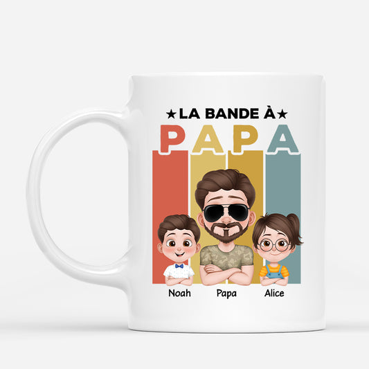 4846MFR1 mug personnalise la bande a papa soldat style retro 4846m3t0b