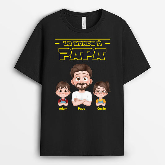 4852AFR1 t shirt personnalise la bande a papa style cosmos 4852a3yab