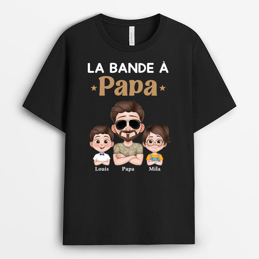4861AFR1 t shirt personnalise la bande a papa soldat simple 4861a5h0b