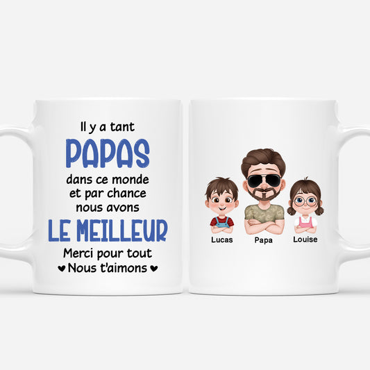 4873MFR1 mug pour papa personnalise j_ai le meilleur 4873m64nb