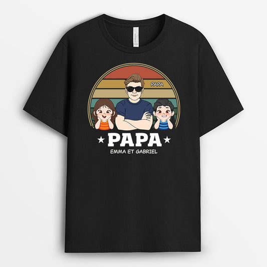 4887AFR1 t shirt personnalise papa cool retro 4887a3l8b_943323a6 d500 438d bba6 be86a67623fd