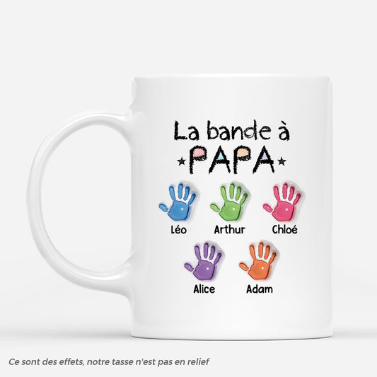 4897MFR1 effet dimpression 3d mug personnalise la bande a papa empreintes de mains colorees 4897m8q5b