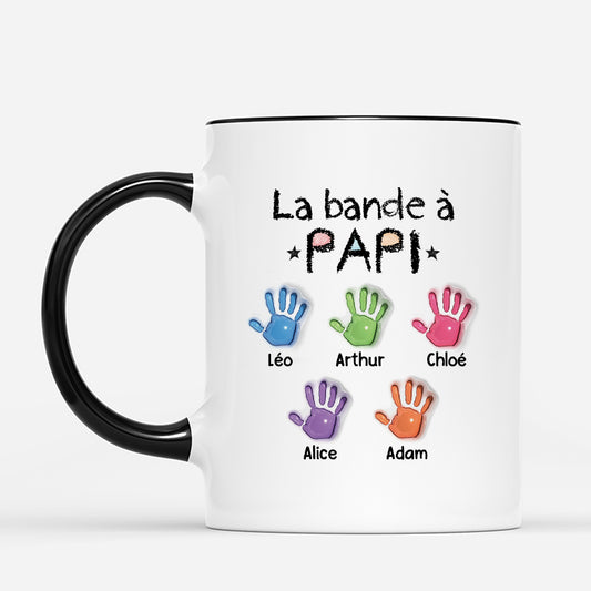 4897MFR2 effet dimpression 3d mug personnalise la bande a papa empreintes de mains colorees 4897m8q5b