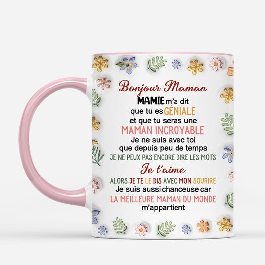 4917MFR2 effet dimpression 3d mug personnalise papa avec photo bonjour papa bricoleur 4917m8m5b