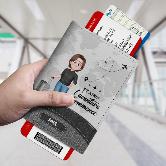 4951OFR2 porte passeport personnalise femme et ainsi laventure commence 4951o66ta