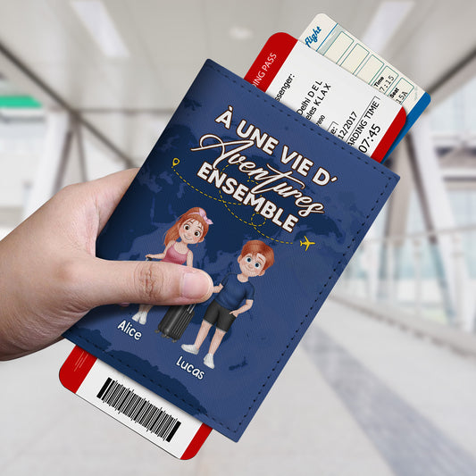 4966OFR2 porte passeport personnalise couple a une vie d_aventures ensemble 4966otvmg