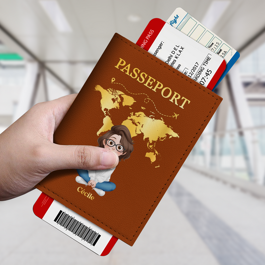 4969OFR2 porte passeport personnalise bon voyage 4969o3h0b