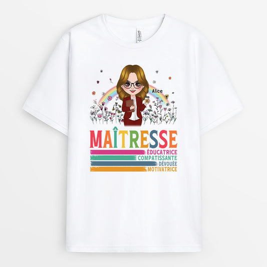 5022AFR1 t shirt personnalise ma maitresse 5022a3umt