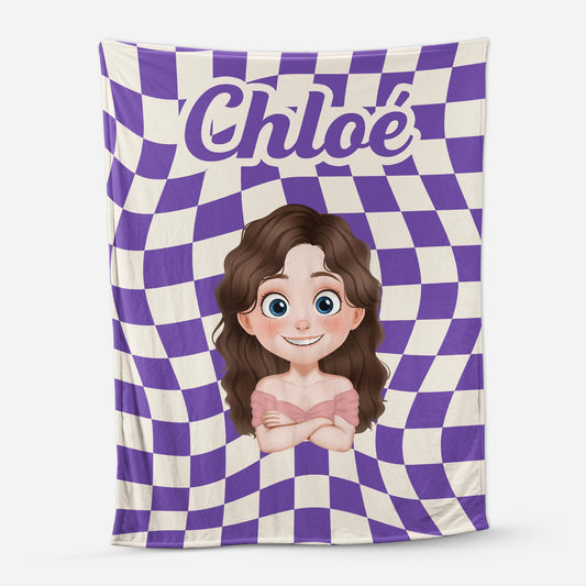 5028BFR1 plaid personnalise pour femme version carreaux 5028bkmaa