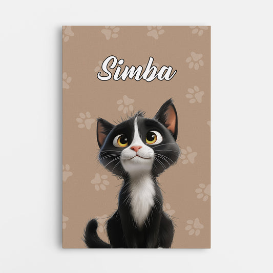 5032CFR1 toile personnalisee avec chien design cartoon 5032ckk5d_47153f35 5407 46df b449 2686f288c798