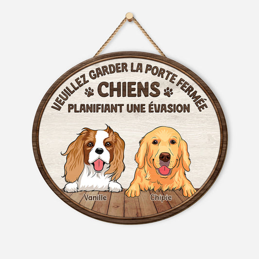 5035QFR1 plaque en bois personnalisee avec chien a suspendre fermer la porte svp 5035q8qnc_cbae5cbb 6a73 477c be08 2b4918df36ca