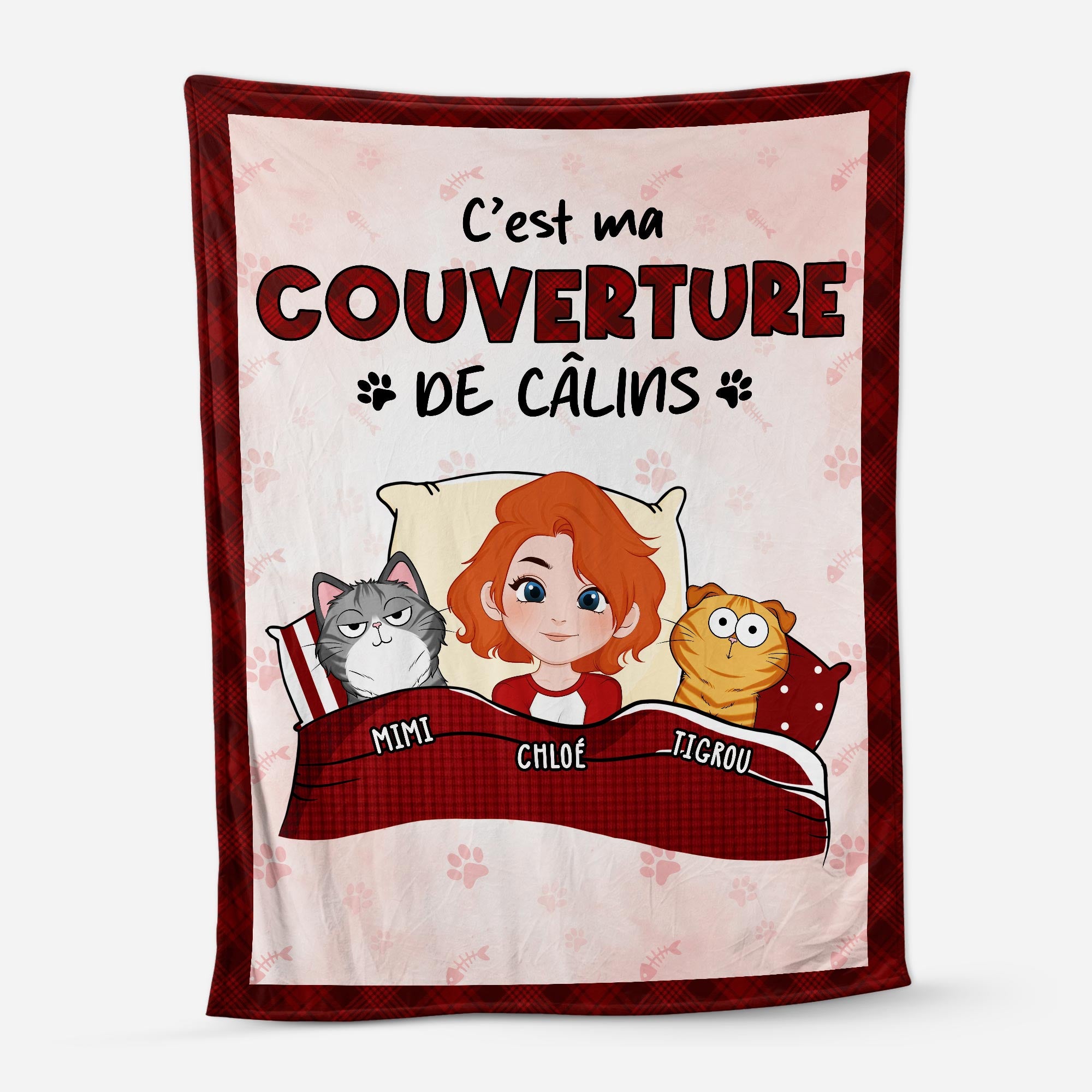 5072BFR1 plaid personnalise avec chat ma couverture de calins 5072b3yad