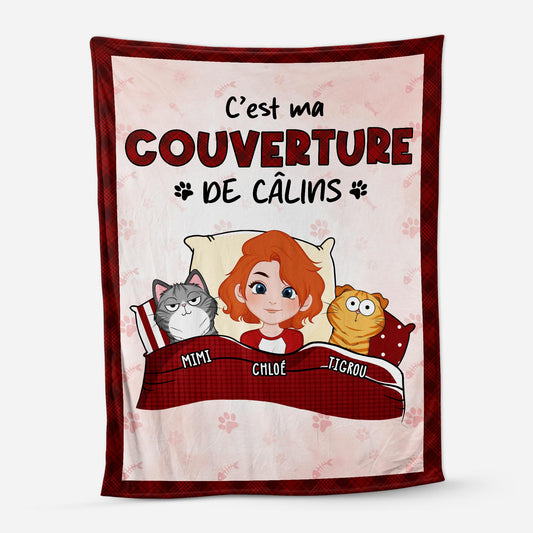 5072BFR1 plaid personnalise avec chat ma couverture de calins 5072b3yad