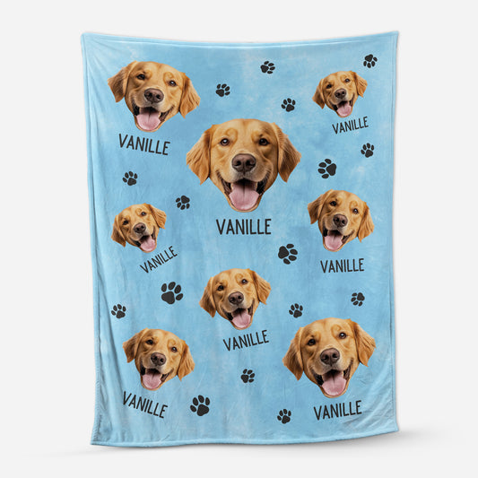 5082BFR1 plaid personnalise couverture personnalisable avec visages 5082b3tmc