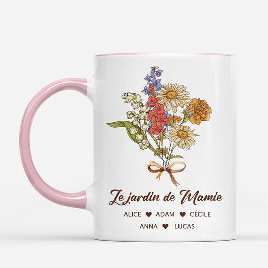 5083MFR2 mug personnalise le jardin de mamie maman vintage 5083m6lla