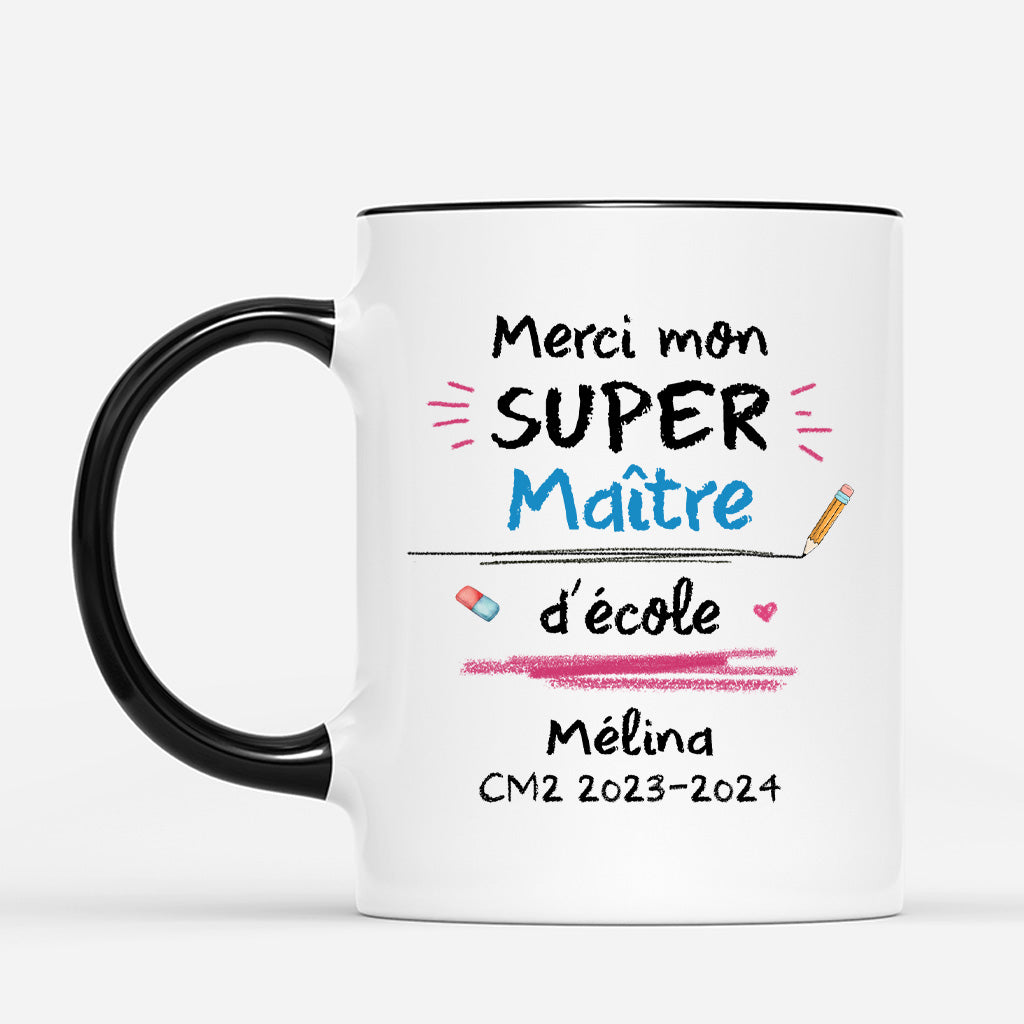 5093MFR2 mug personnalise super maitresse avec photo 5093m8yat
