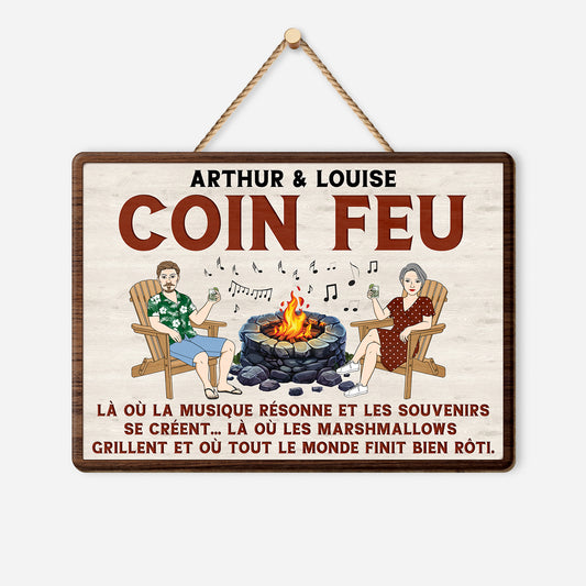 5101QFR1 plaque en bois personnalisee couple humour a suspendre coin feu 5101qk6ng