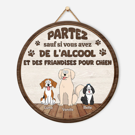 5116QFR1 plaque en bois personnalisee avec chien a suspendre partez sauf si 5116q6ync_f8d85740 ece4 4599 b98b a21c711a265f