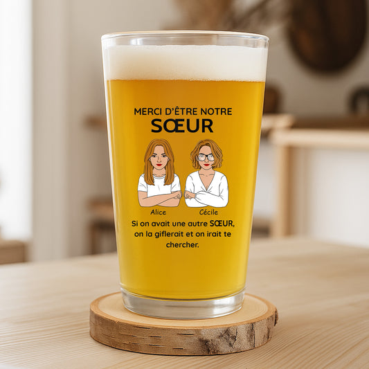 5145IFR2 verre a biere personnalise pour homme merci d_etre mon frere 5145ikq0b