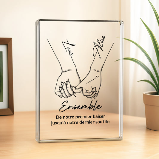 5150RFR2 plaque en acrylique personnalisee couple ensemble 5150rthng