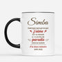 5154MFR2 mug personnalise commemoratif chien paradis dans ma maison 5154mttnc