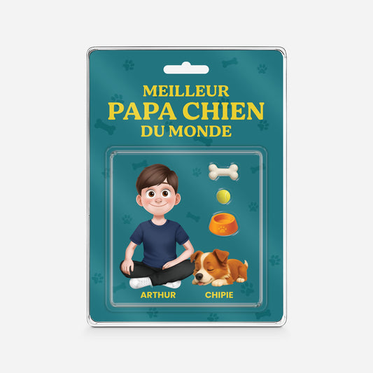 5183RFR1 plaque en acrylique personnalisee meilleur papa chien 5183r6yac