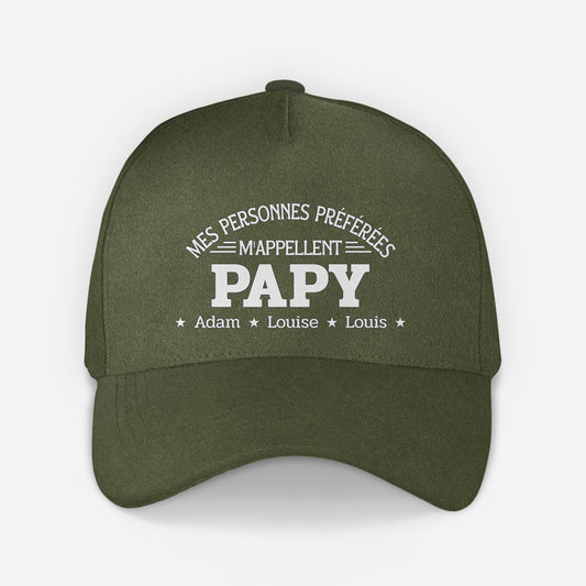 5201JFR2 casquette personnalisee papa mes personnes preferees version vintage 5201j8knb