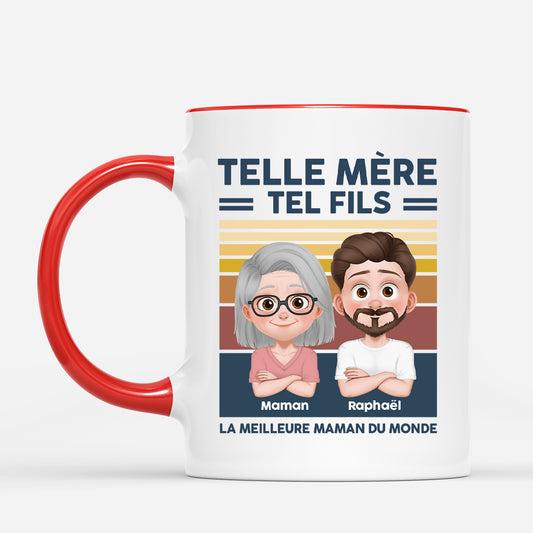 5221MFR2 mug personnalise papa tel pere tels enfants 5221m3yab