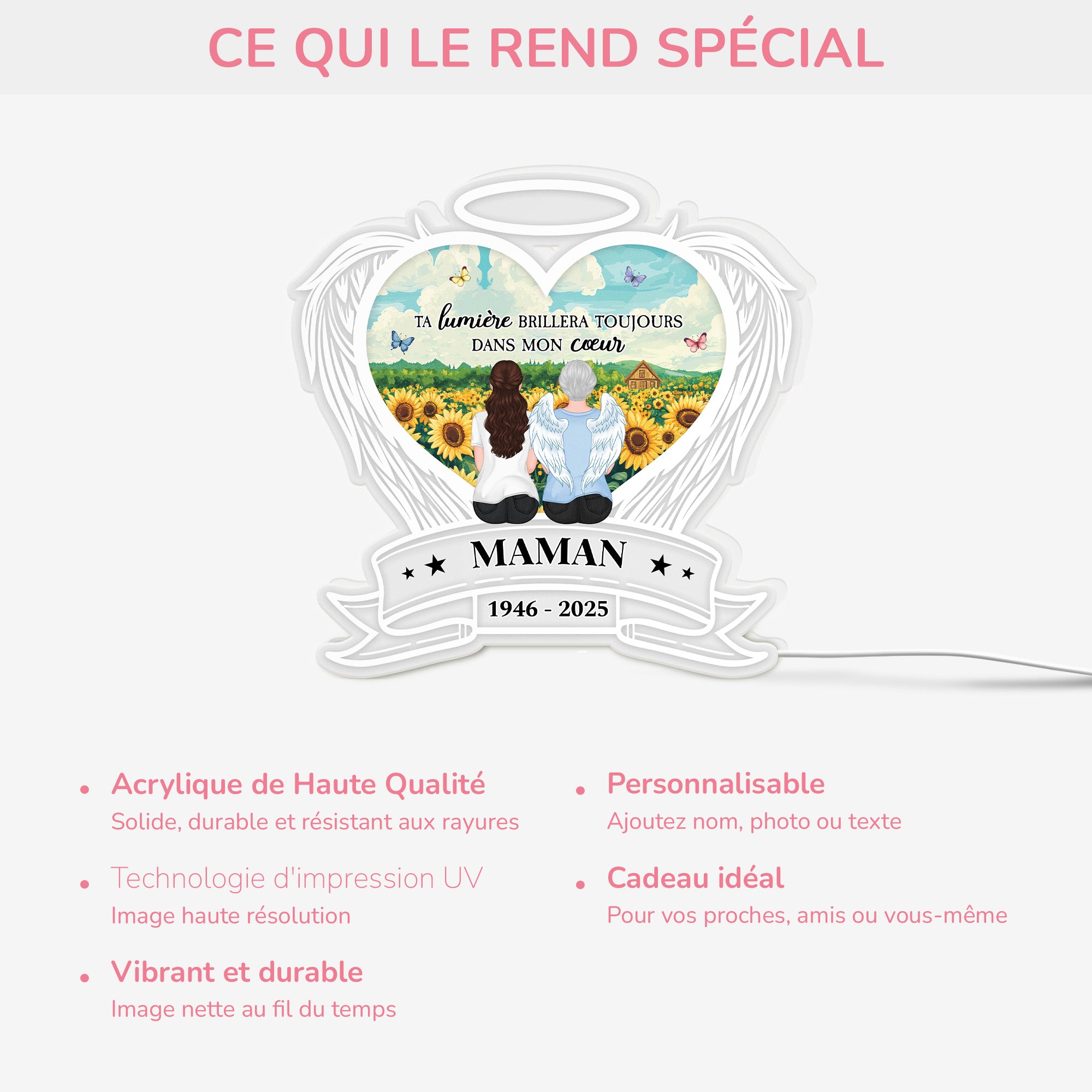 5240LFR4 lightbox personnalisable toujours dans mon coeur cadeau commemoratif pour perte de maman 5240l6lta_144695d3 b854 46f1 88ad 4ae2cf62d450