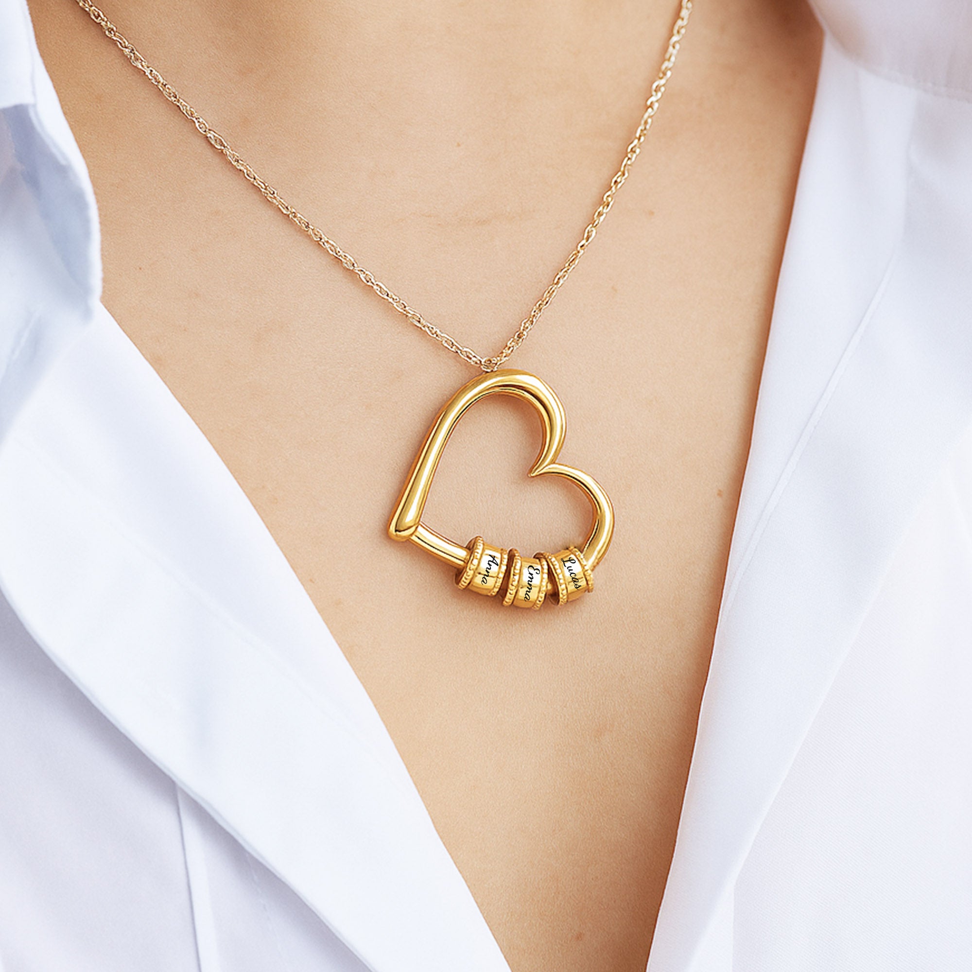 5246JFR2 collier personnalise prenom_ maman mamie coeur 5246j0b5a