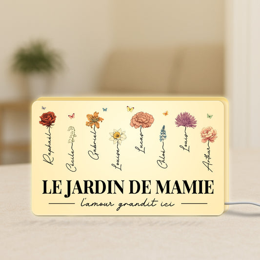 5249LFR1 lightbox personnalisable le jardin de mamie 5249l