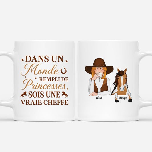 5291MFR1 mug cheval personnalisable sois une jument cheffe 5291m8kmu